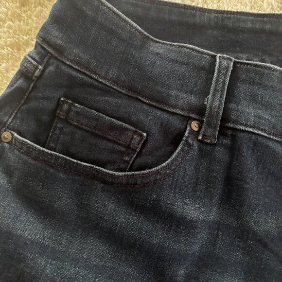 Lane Bryant Tighter Tummy Wide Leg Jeans Size 18 High Rise Dark Wash NWT - Picture 7 of 7